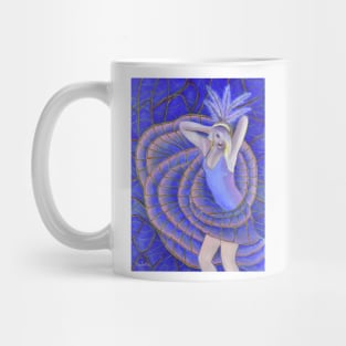 Dancer woman girl at mardi gras Mug